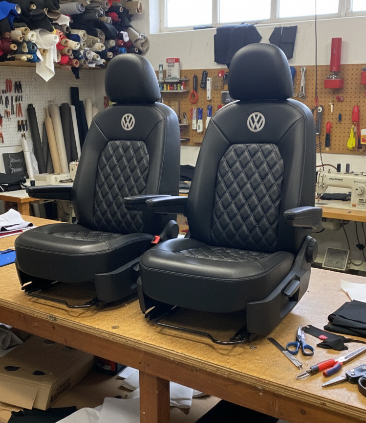 Custom VW Crafter seats upholstery Middlesbrough